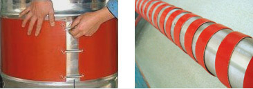 硅橡膠電伴熱帶安裝